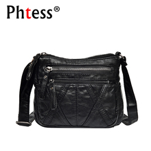 2019 Women Messenger Bags Mini Leather Shoulder Bag Female Sac a Main Vintage Crpssbody Bags For Women Black Ladies Clutch Bagwe 2024 - buy cheap