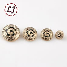 Free shipping 10pcs/lot  new fashion metal button snap buttons gold zinc alloy paint button British style summer style buttons 2024 - buy cheap