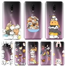 Phone Case Silicone For OnePlus 6 6T 5 5T 3 3T Kawaii Cat Japan Cute Cartoon Funny Soft Back Cover For One Plus 3 3T 5 5T 6 6T 2024 - buy cheap