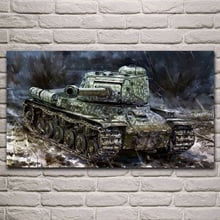 Obekt 240 es de 2 arte soviético pesado tanque militar arte tela posters de pared foto arte de casa habitación decoración KH695 2024 - compra barato