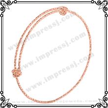 Ijb0459 atacado 50 peças prata/ouro/ouro rosa pulseira de aço inoxidável ajustável/expansível fio pulseira & pulseiras para amuleto diy 2024 - compre barato