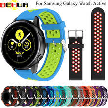 Pulseira para samsung galaxy watch active 2 de 42mm, pulseira de substituição esportiva para huami amazfit gts de 20mm 2024 - compre barato