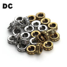 DC 50pcs/lot Tibetan Silver Color 8mm Spacer Beads for European Bracelets Charm Bead DIY Jewelry Making Findings Supplier 2024 - buy cheap