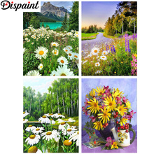 Dispaint Diamond Painting Full Square/Round Diamond "Flower landscape" Pattern Embroidery Cross Stitch 5D Rhinestone Painting 2024 - buy cheap