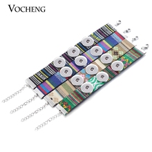 Custom Design 18mm Snap Button Bracelet Jewelry Original Rope Chain Snap Button Bracelet  (Vb-071) Vocheng 2024 - buy cheap