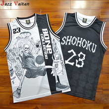 2019 Men shohoku basketball  jerseys Bone collector 23# hiphop street  basketball  shirts professor tops TOP QUALITY 2024 - buy cheap