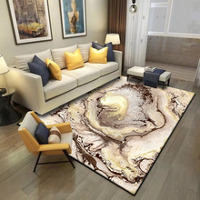 Alfombra 3D moderna de estilo nórdico para sala de estar, tapete abstracto geométrico para dormitorio, alfombras grandes para pasillo 2024 - compra barato