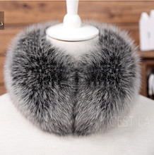 High imitation fox fur collar faux fur scarves scarf, fake collar, warm winter 2024 - buy cheap