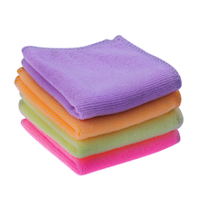 2019 NEW 10PCS 20*20cm Polyester Fiber Thin Towel Cleaning Cloth Quick Dry Towel Absorbent Scouring Pad Car Auto Wash Clean Tool 2024 - buy cheap