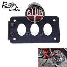 Soporte de luz LED trasera de montaje lateral para motocicleta Harley Sportster Chopper Bobb 2024 - compra barato