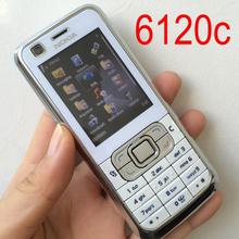 Nokia 6120c clássico 6120c remodelado telefone celular smartphone teclado árabe original desbloqueado 2024 - compre barato