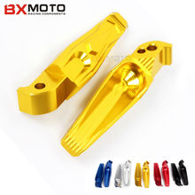 Motorcycle accessories Rear Foot Pegs motorbike Footrest Rear Passenger Footrests For Yamaha Tmax T-max 500 530 XP500 2024 - buy cheap