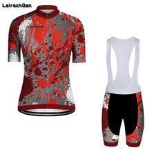 SPTGRVO-Conjunto de Ropa de Ciclismo para mujer, maillot rojo de manga corta, transpirable, para Ciclismo de montaña 2024 - compra barato