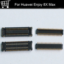 2pcs FPC connector For Huawei Enjoy 8X Max LCD display screen on Flex cable On motherboard mainboard For Huawei Enjoy 8 X Max 2024 - buy cheap