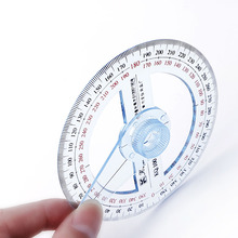 Plastic 360 Degree Protractor Ruler Angle Finder Swing Arm School Office 2024 - buy cheap