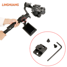 Estabilizador para câmera de dji ronin s gimbal, acessórios com placa de montagem, 1/4 parafuso, adaptador de montagem de extensão de monitor de vídeo 2024 - compre barato