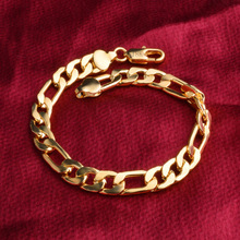 Pingente nobre para homens e mulheres, cores prateada e dourada 8mm, pulseira de corrente, joias masculinas 2024 - compre barato