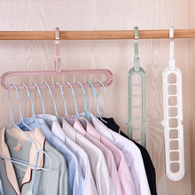 1Pc Clothes Hanger Organizer Space Saving Hanger Multi-function Folding Magic Hanger Drying Racks Scarf Clothes Storage Hangers 2024 - buy cheap