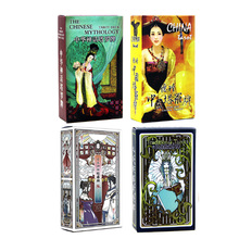 Juego de cartas de Tarot misterioso para mujeres, juego de cartas personales de adivinación, versión en Inglés/chino, 4 tipos de China 2024 - compra barato