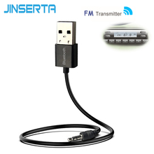 JINSERTA adaptador Bluetooth para coche Receptor de música inalámbrico AUX de 3,5mm Jack de Audio Receptor USB Mini USB Bluetooth para Auto altavoz estéreo 2024 - compra barato