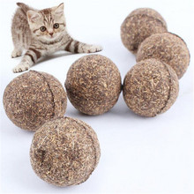 Cat Toy Natural Catnip Treat Ball Favor Home Chasing Pet Toys Healthy Safe 100% Edible Treating Cats Playing Cleaning Teeth Toy 2024 - buy cheap
