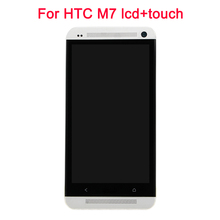 JPFix 4,7 "ЖК-дисплей для HTC One M7 сенсорный экран дигитайзер с рамкой для HTC One M7 в сборе запасные части 2024 - купить недорого