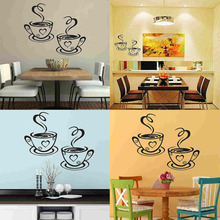 Pegatinas de vinilo artísticas para pared, pegatinas de 31x19cm para café, té, café, cocina, restaurante, Pub, decoración 2024 - compra barato