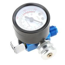 1/4” Mini Air Regulator Valve Spray Paint Gun Air Pressure Regulator Pressure Gauge Pneumatic Nozzle For Spray Tool Tool Access 2024 - buy cheap