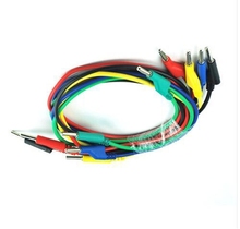 Cable de silicona de alta tensión de 1 metro, 1 m/lote, 4mm, conector Banana a Banana, doble extremo 15A 1500V 2024 - compra barato