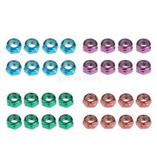 8pcs Carbon Steel Skateboard Nuts Truck Wheel Axle Screw Nuts Longboard Accessories 2024 - buy cheap