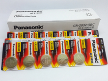 Panasonic-pilas de botón CR2032 CR 100, 3V, para ordenador y reloj, 2032, unids/lote 2024 - compra barato