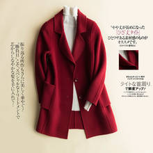 Winter Coat Women Clothes 2020 100% Wool Coat Korean Ladies Cashmere Long Jacket Ladies Slim Coats Autumn Outwear CS1725 LW1010 2024 - buy cheap