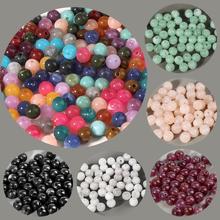 High Quality 6/8/10 mm Multicolor Acrylic Beads Round Clouds Beads For DIY Bracelet Necklace Handmade Jewelry Accessories 2024 - compre barato