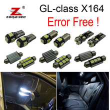 Kit completo de luces LED para coche, lámpara de estacionamiento y bombilla interior para mercedes-benz clase GL X164 GL320 GL350 GL420 GL450 GL500 (06-12), 26 Uds. 2024 - compra barato