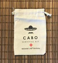 Bolsas personalizadas de recuerdo de cumpleaños, bolsa de recuerdo de boda de México, cabo san lucas, dama de honor, despedida de soltera, Kit de supervivencia, bolsas de caramelos para fiesta 2024 - compra barato