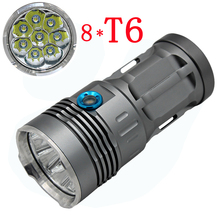 Ultra Bright 8500Lumens 8x  XM-L T6 LED Flashlight flashlamp 3 Modes Torchs Lantern Flash Light for Outdoor Camping 2024 - buy cheap