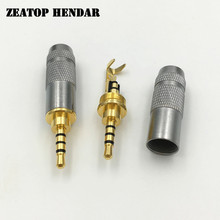 8Pcs 2.5mm Male 4 Pole Stereo Jack for DIY Repair Headphone Plug Cable Audio Adapter Connector 2024 - buy cheap