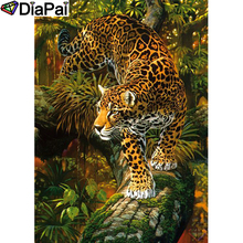 Набор для алмазной вышивки «животное леопард», A19076, 100% 2024 - купить недорого