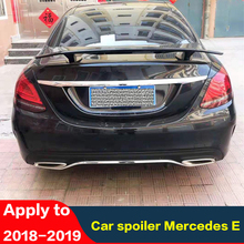 CEYUSOT FOR NEW Spoiler Accessories MercedesW212 W213 E200 E260 E200L ABS Material CAR Trunk Rear Lip Wing Tail Refit 1990-2021 2024 - buy cheap