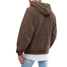 Moletom com capuz para homens, casaco de manga longa com capuz casual de veludo e de outono 2024 - compre barato