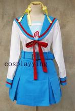 The melancholy of Haruhi Suzumiya Cosplay Costume Dress For Girls Tailor Make 2024 - buy cheap