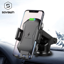 10W Wireless Car Charger Bracket Qi Touch Sensitive Universal Car Phone Holder Air Vent Mount Suction Cup for iPhone for Samsung 2024 - buy cheap