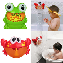 2X Crab Bubble Maker Machine Musical Bubble Automated Bath Baby Toy Crab Bath Bubble Toy Bath Bubble Maker Machine 2024 - buy cheap