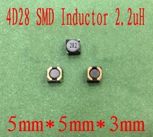 1000pcs/lot SMD Power Inductors 2.2UH 4D28 Shielded Inductor 5*5*3mm CDRH 4D28 2R2 High Quality 2024 - buy cheap