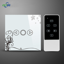 LED Dimmer EU  Standard Crystal Touch Glass and Remote Control Light Dimmer Switch Touch Screen Dimmer Switch Smart  Switch 2024 - buy cheap