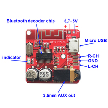 WirelessBluetooth аудио приемник плата Bluetooth 4,1 mp3 декодер не допускающий потерь плата стерео музыкальный модуль 3,7-5 в USB TF карта интерфейс 2024 - купить недорого