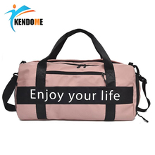 Top Outdoor Waterproof Sports Gym bags Training Multi-function Dry and wet Separation Shoulder Bag With Shoes Pocket Handbag 2024 - buy cheap