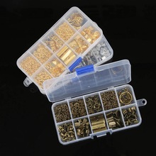 1Box 3 Colors Lobster Clasps Ears Hooks Jump Rings Extender Chains Tail Chain Clip DIY Jewelry Findings Making Box Beads Kit 2024 - buy cheap