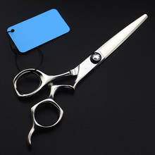 high quality Japan 440c 6 '' gem cut hair scissors cutting barber makas hair scissor thinning shears hairdressing scissors set 2024 - buy cheap
