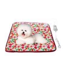 40*40cm 220V Warm Pet Cat Dog Electric Heated Heating Pad Mat Blanket Bed 2024 - buy cheap